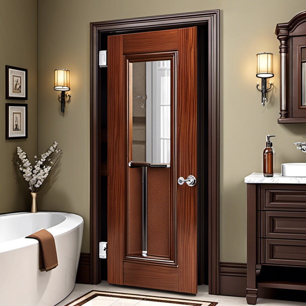 saloon style swing door