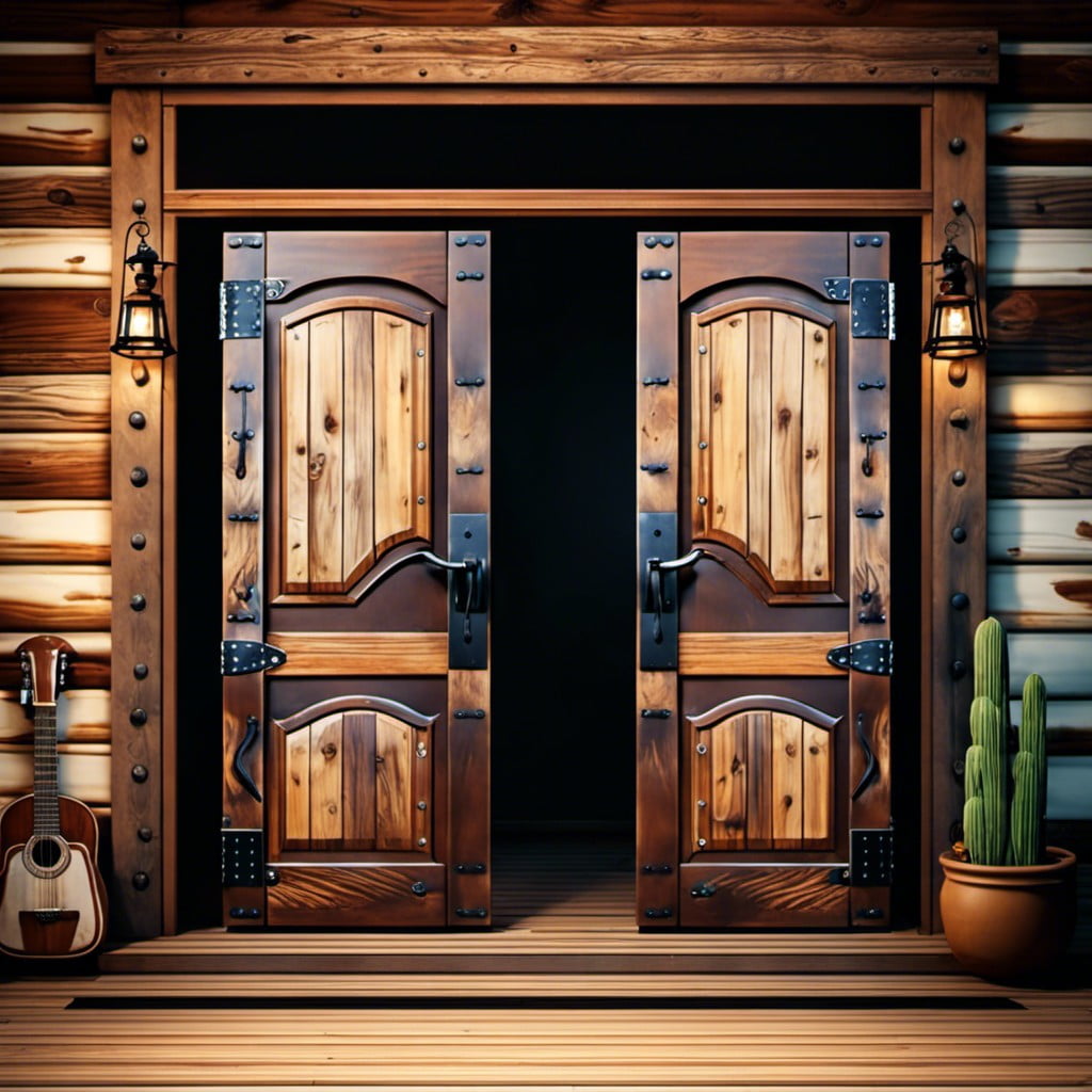 saloon style swinging doors