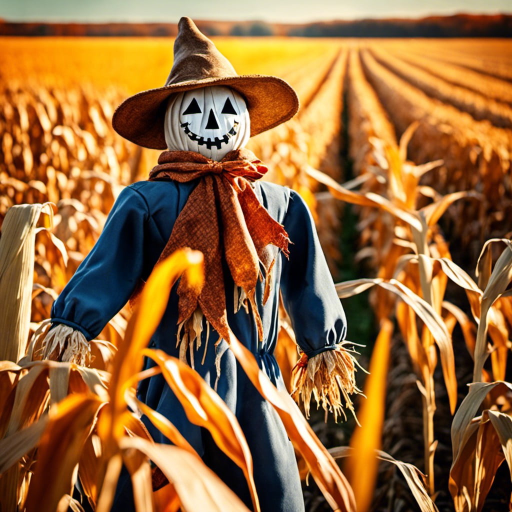 scarecrow in a field