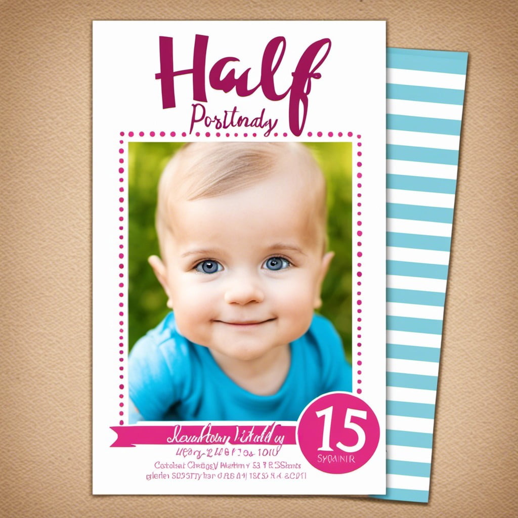 send half a postcard invitations