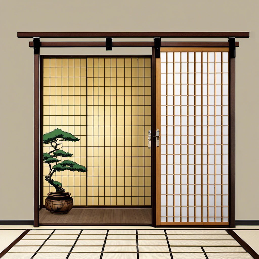 shogi japanese sliding door