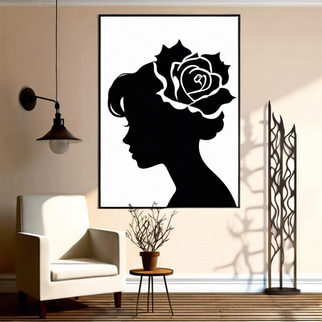 silhouette wall art