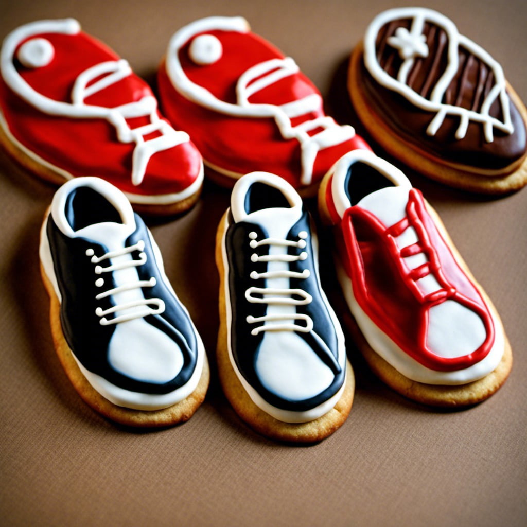 sneaker shaped cookies