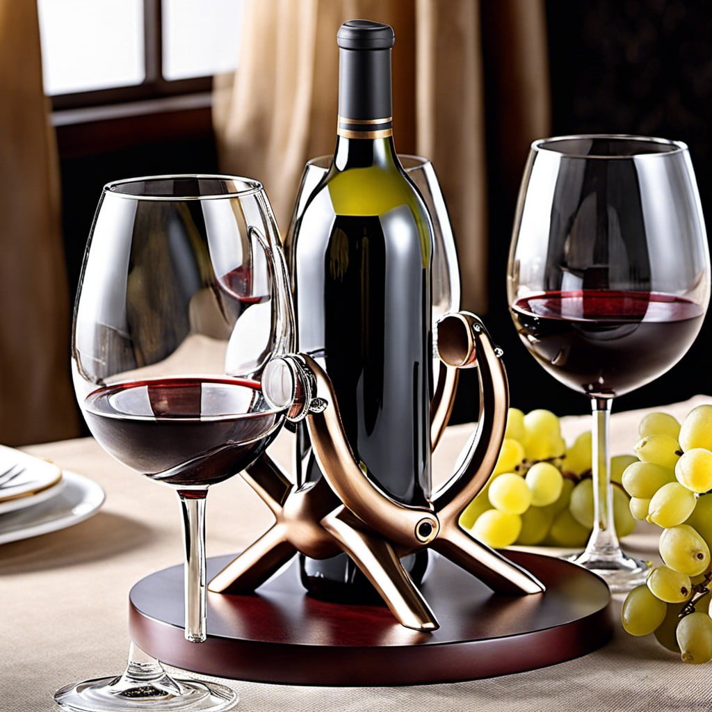 tabletop wine glass holder