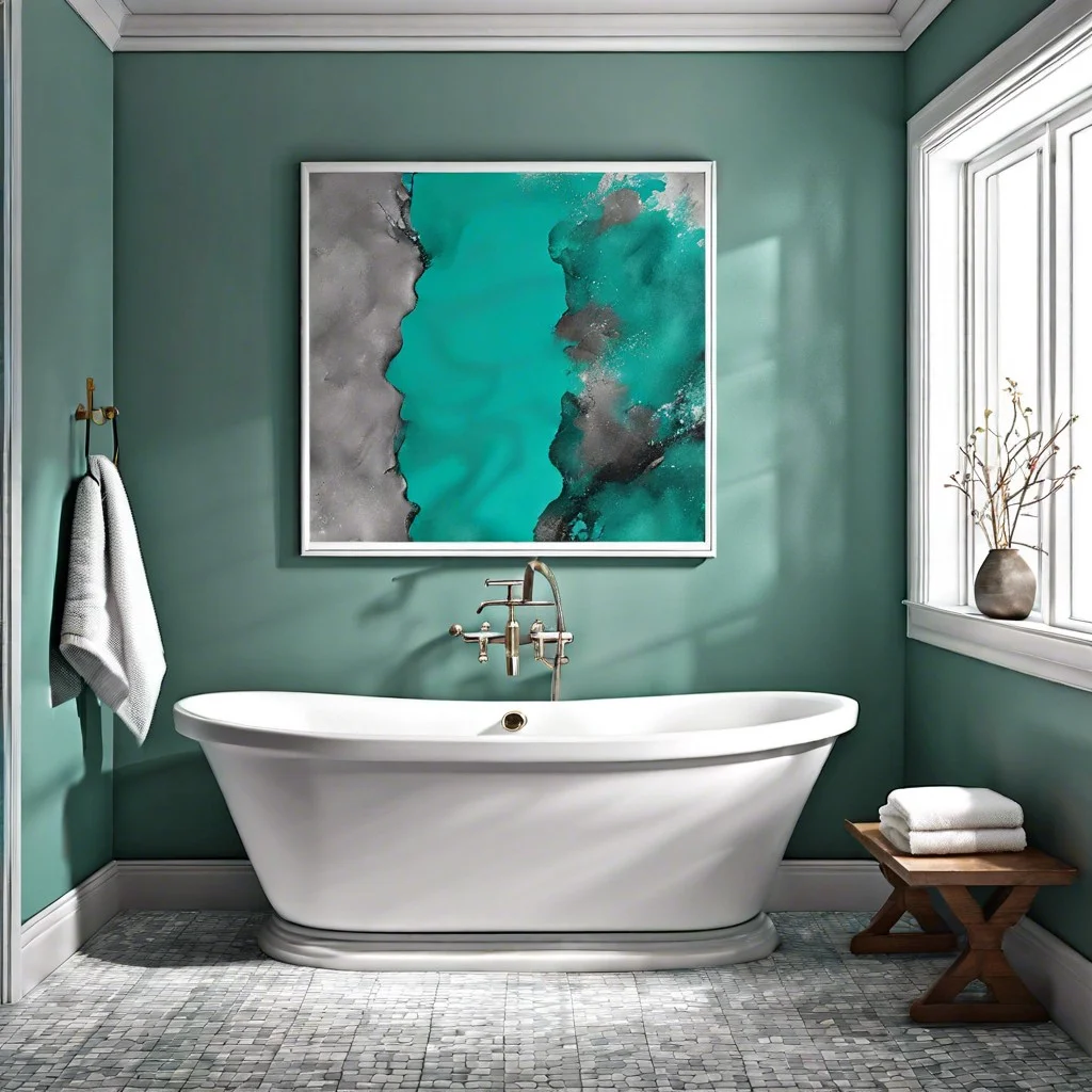 Gray and Teal Bathroom Ideas Inspiring Concepts for Modern Design