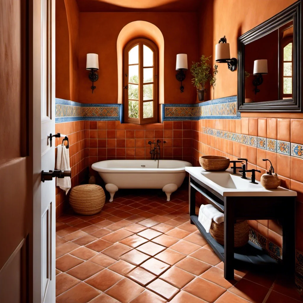 terracotta floor tiles