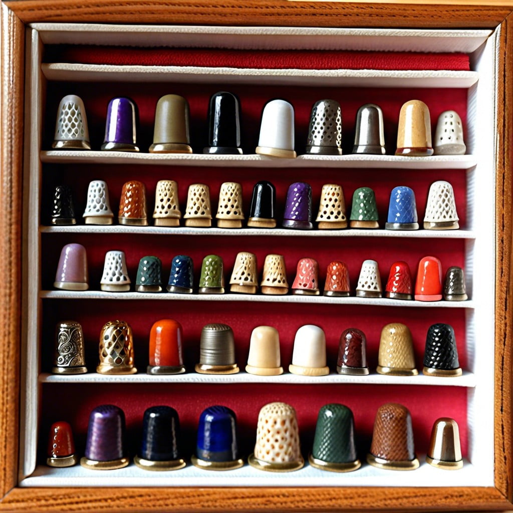 thimble collection display
