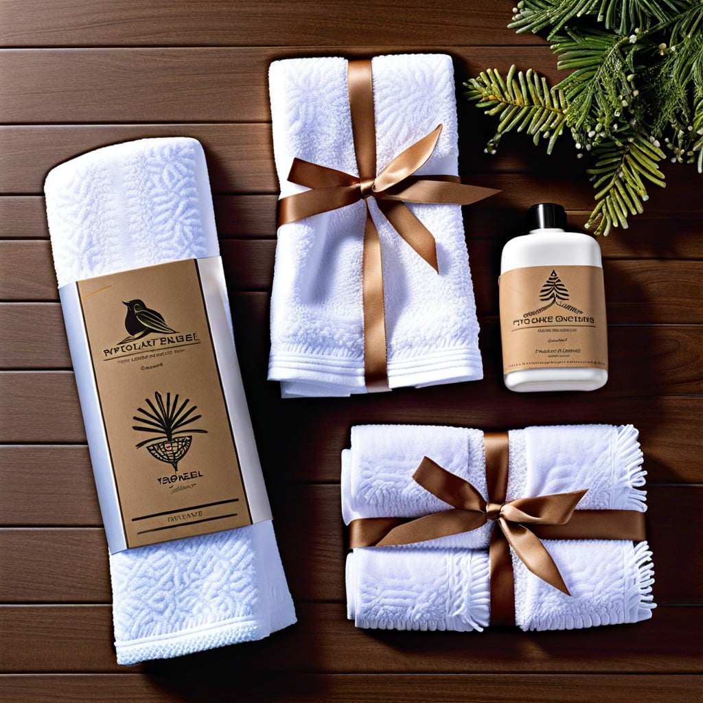 travel sized hand towel set