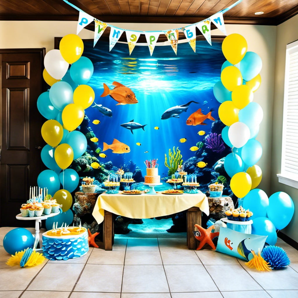 under the sea aquatic party