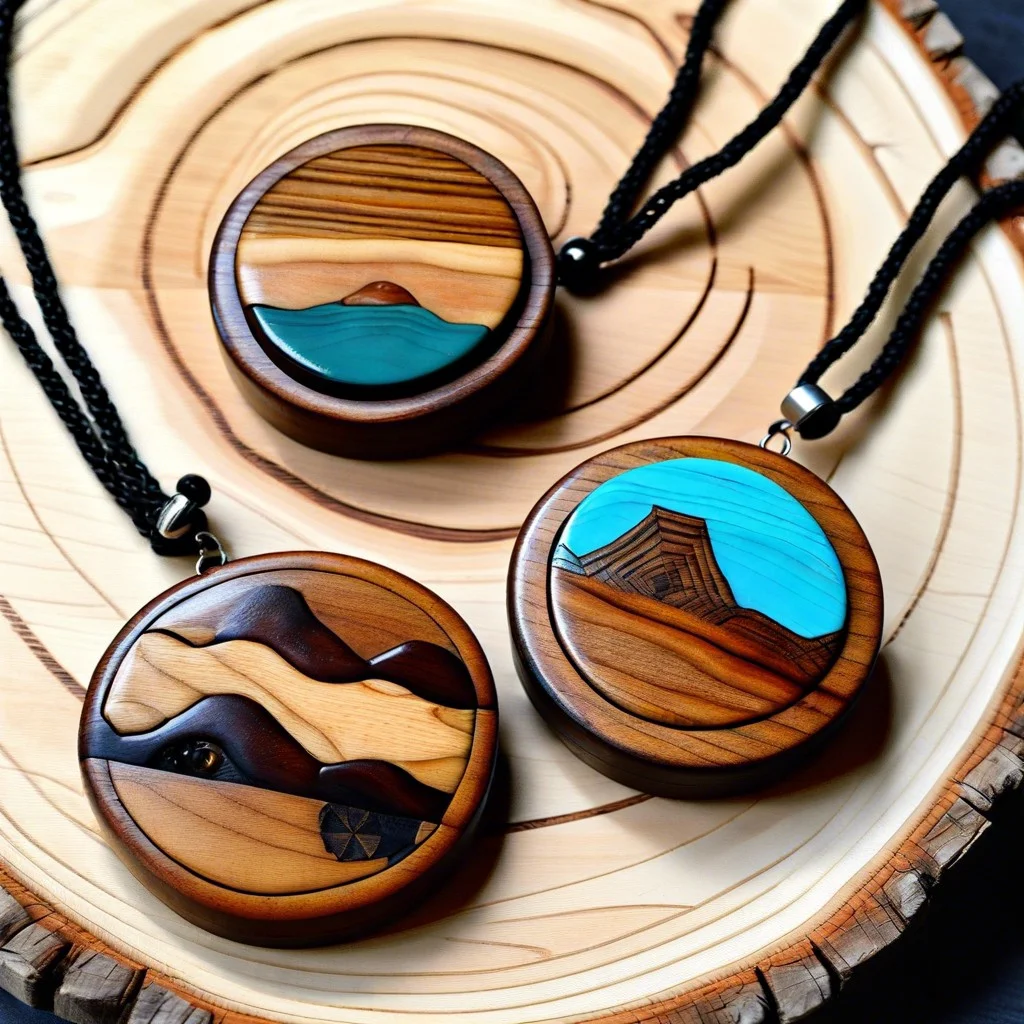 upcycled wood jewelry