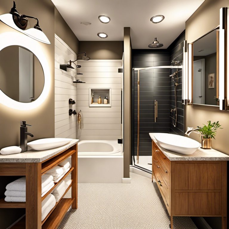 20 Stand Up Shower Ideas for Small Bathrooms: Compact Space Solutions