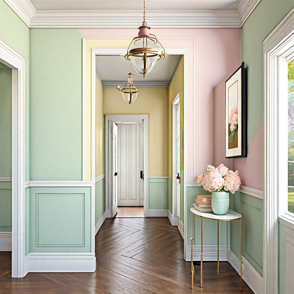 use of pastel color palettes