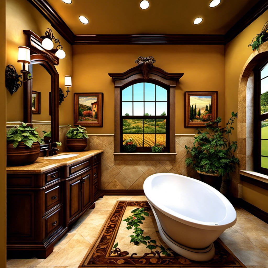 20 Luxurious Tuscan Bathroom Ideas for an Authentic Italian Style Retreat