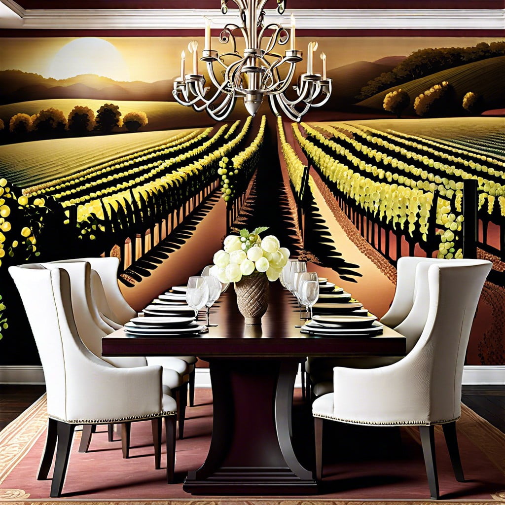 vineyard inspired wallpaper
