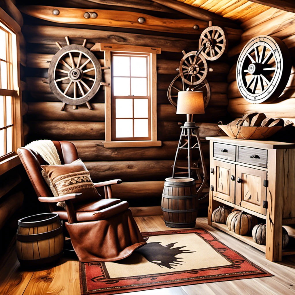 wagon wheel decor