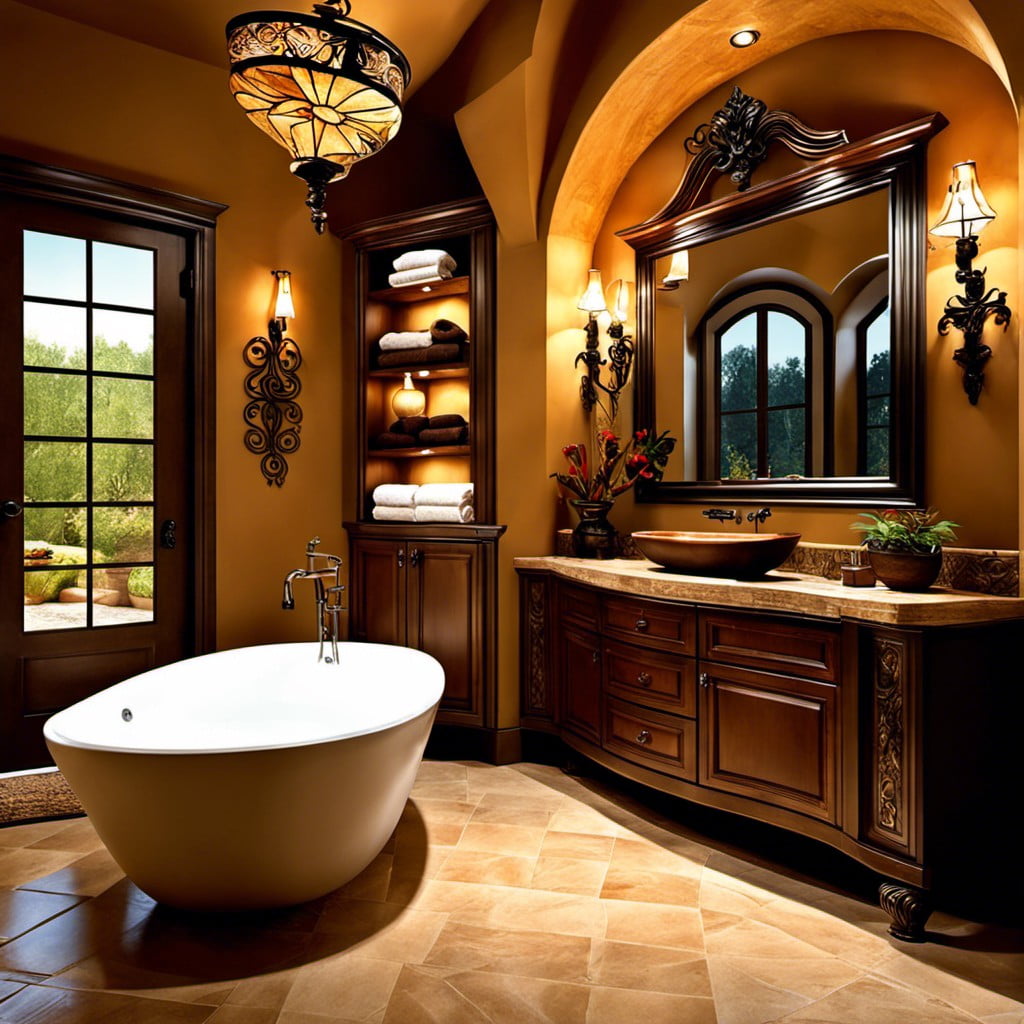 20 Luxurious Tuscan Bathroom Ideas for an Authentic Italian Style Retreat