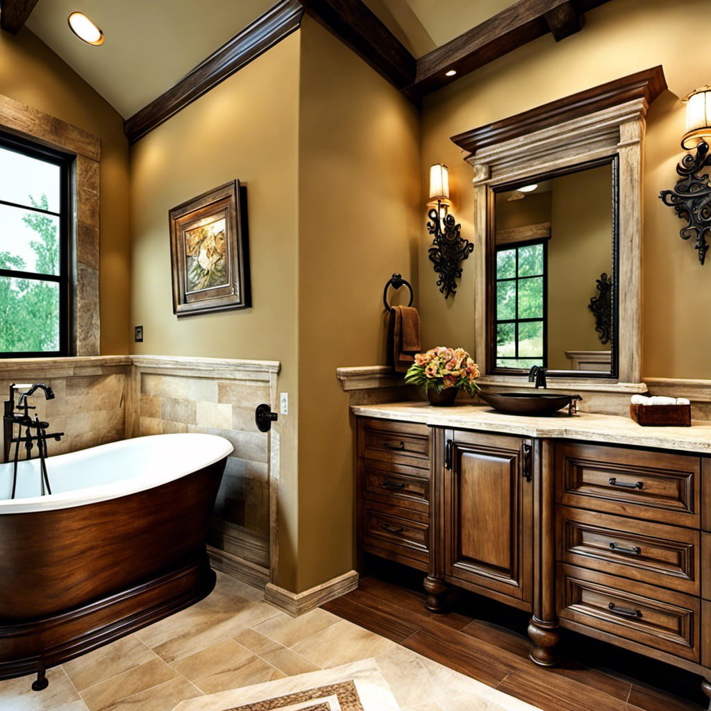 20 Luxurious Tuscan Bathroom Ideas for an Authentic Italian Style Retreat