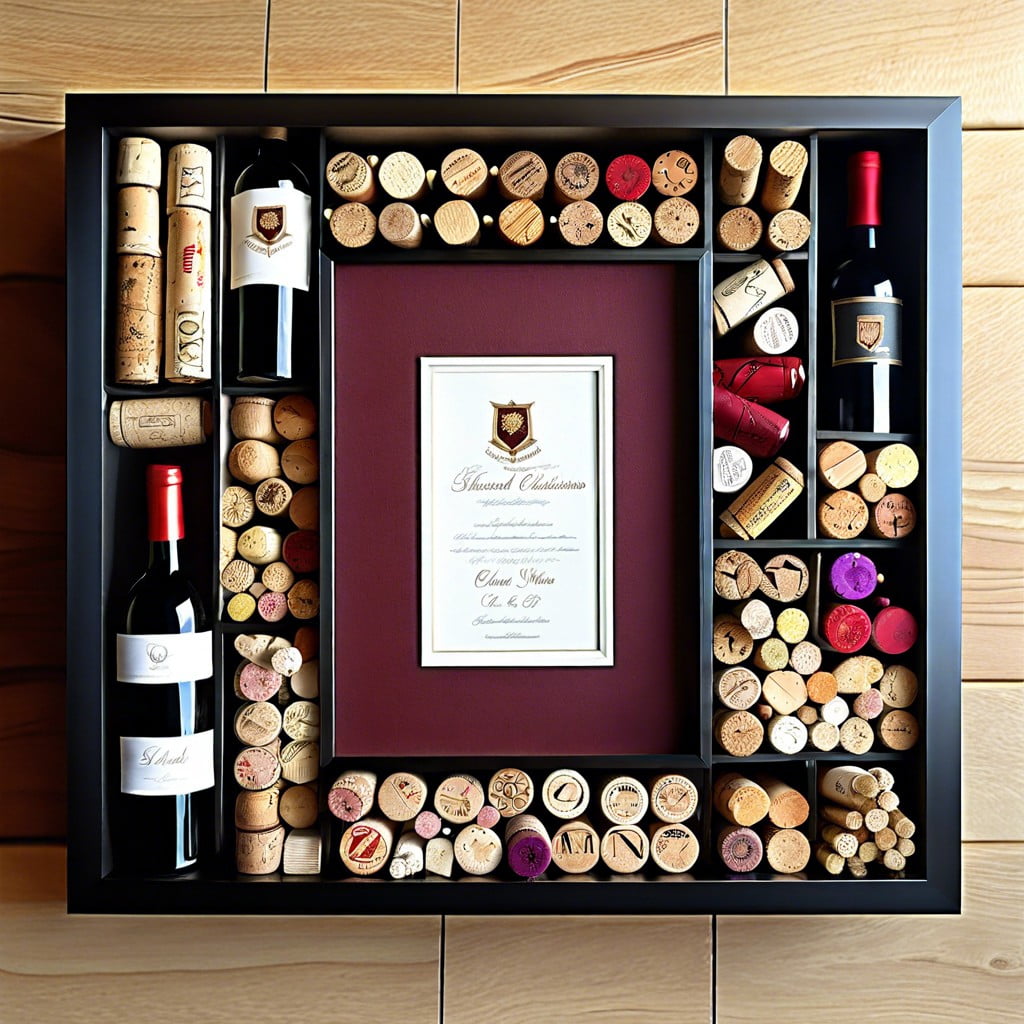 wine corks from special occasions