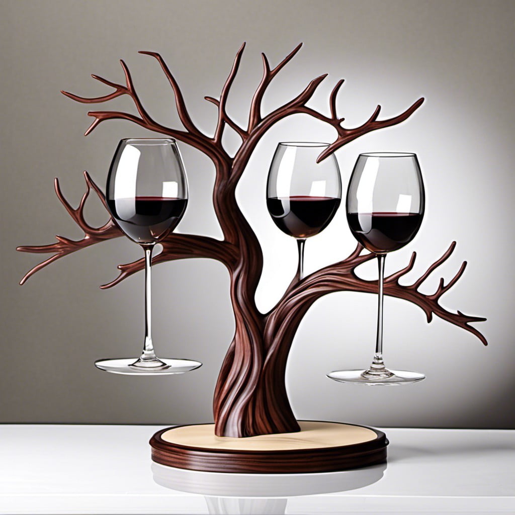 wine glass tree stand