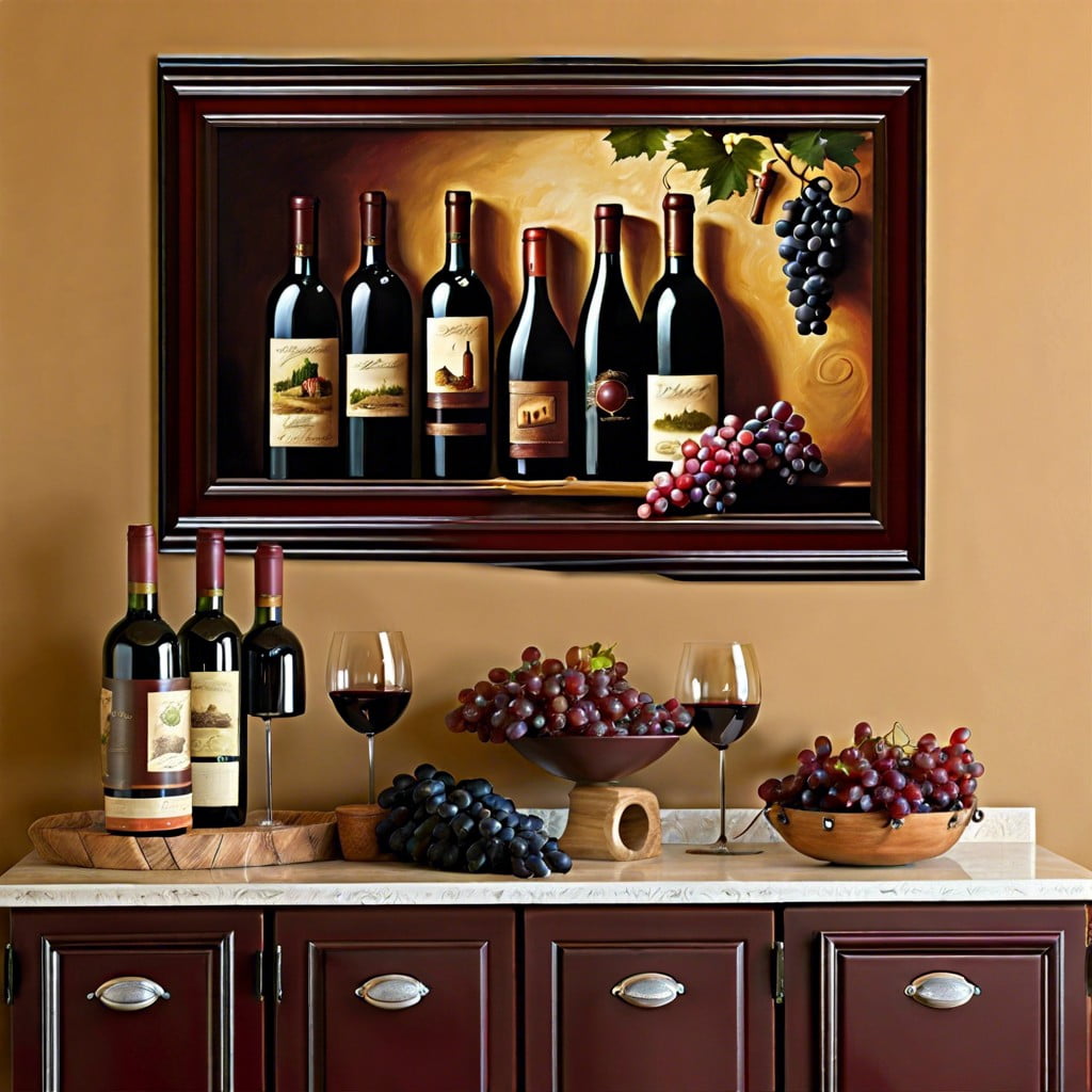 wine themed wall art