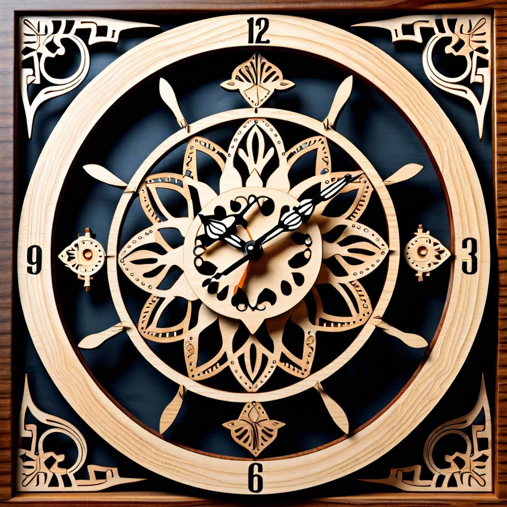 wooden clock designs