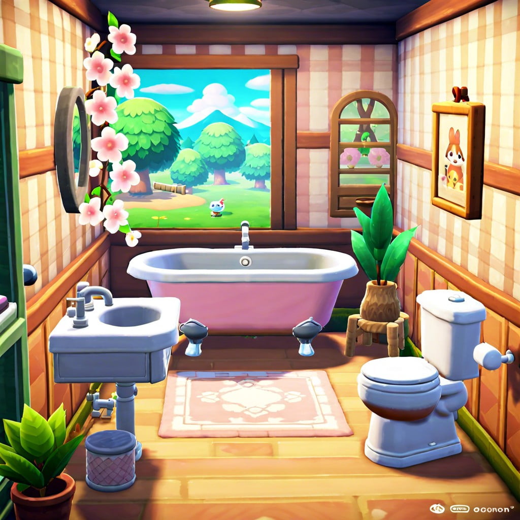 blossom country bathroom
