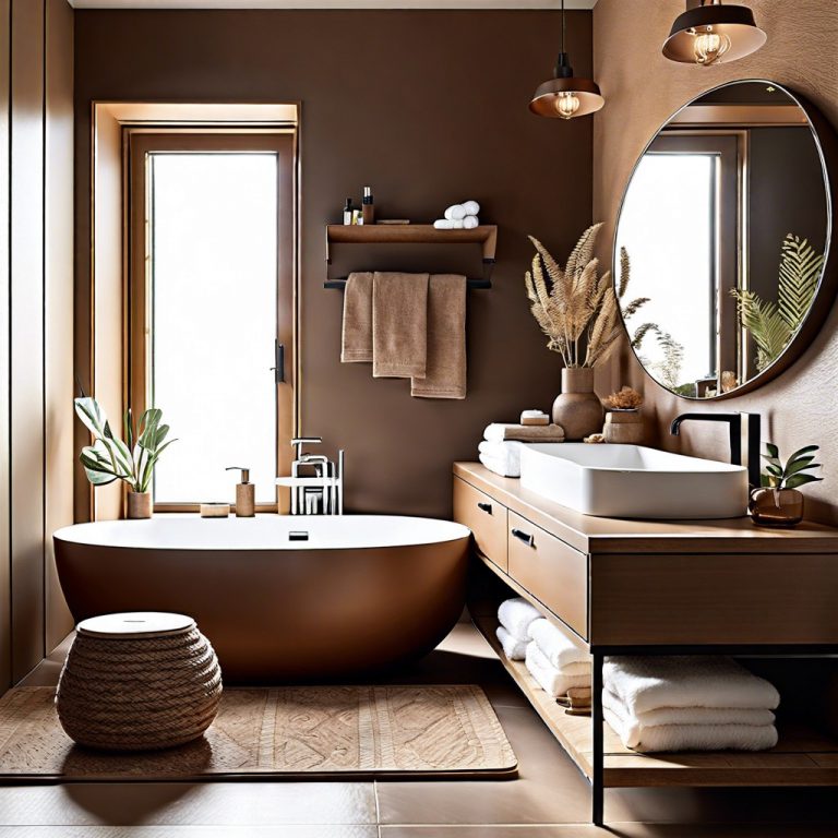 30 Brown Bathroom Ideas to Inspire Your Next Renovation