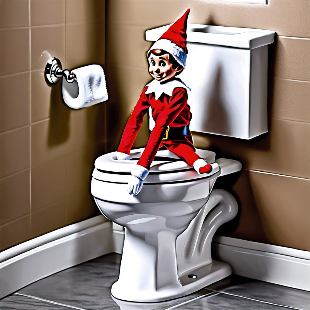 elfs toilet sink climbing adventure