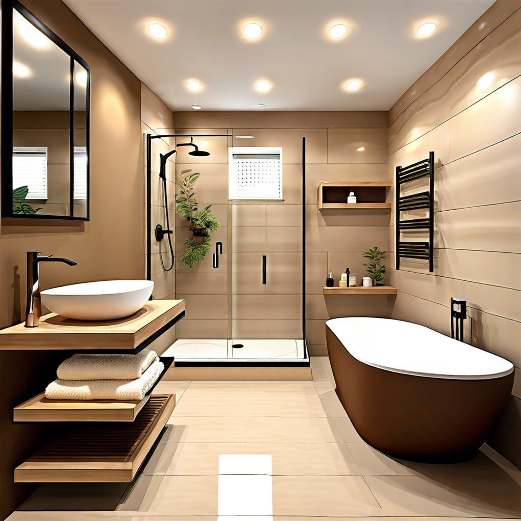 light brown and beige bathroom ideas