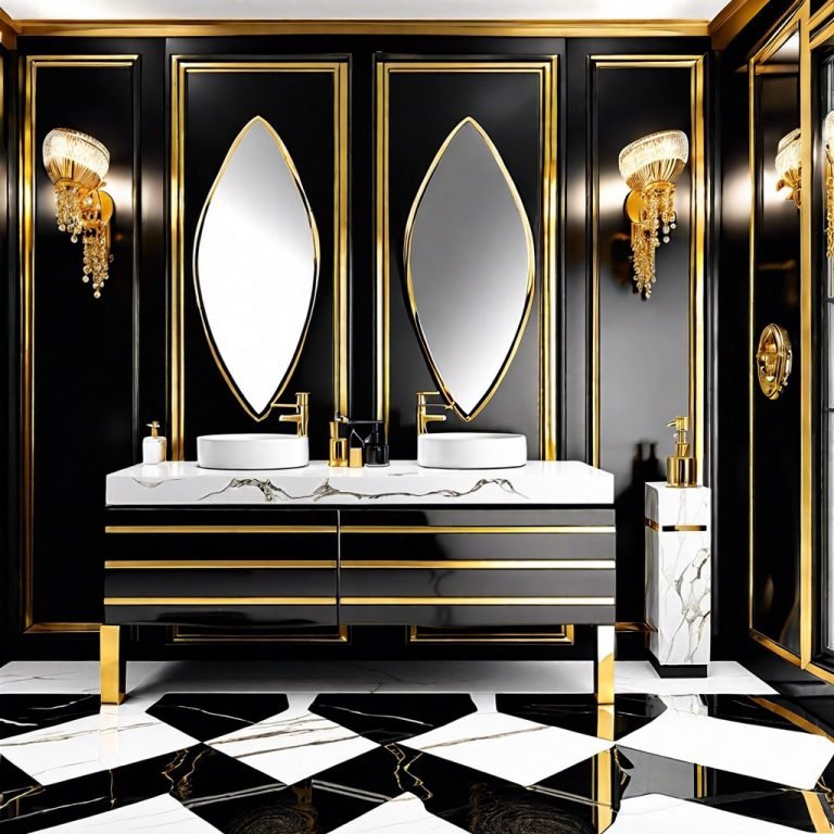 30 Black and Gold Bathroom Ideas for a Stylish Design