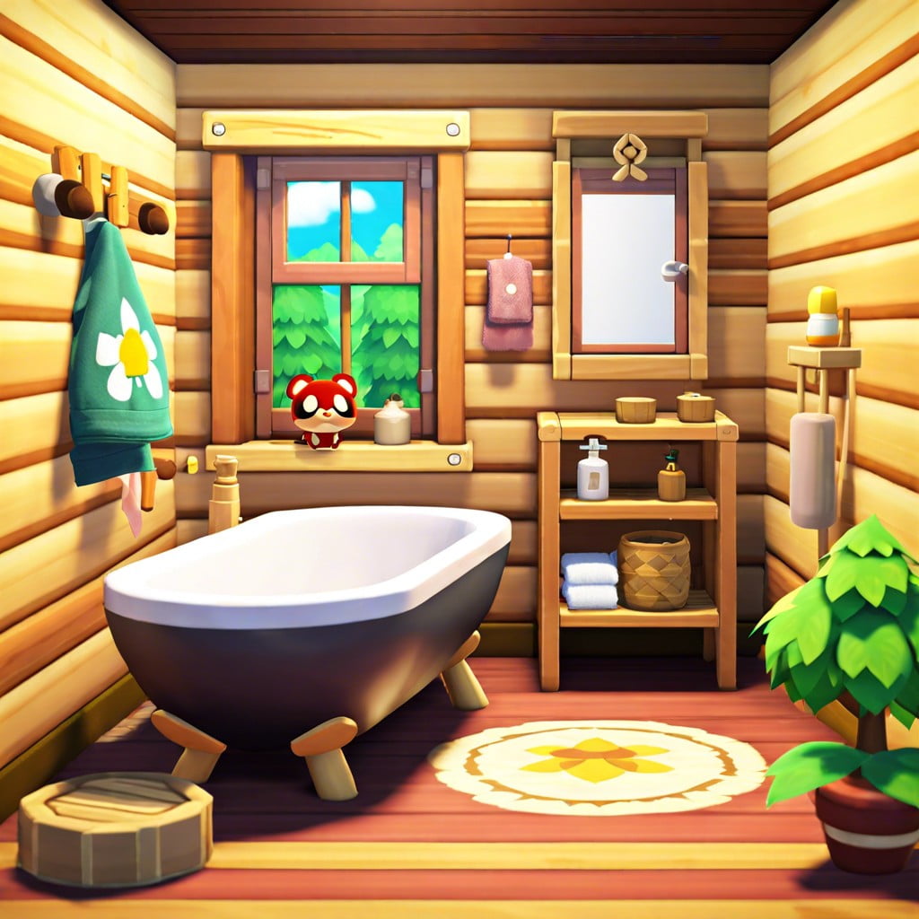 sauna style bathroom