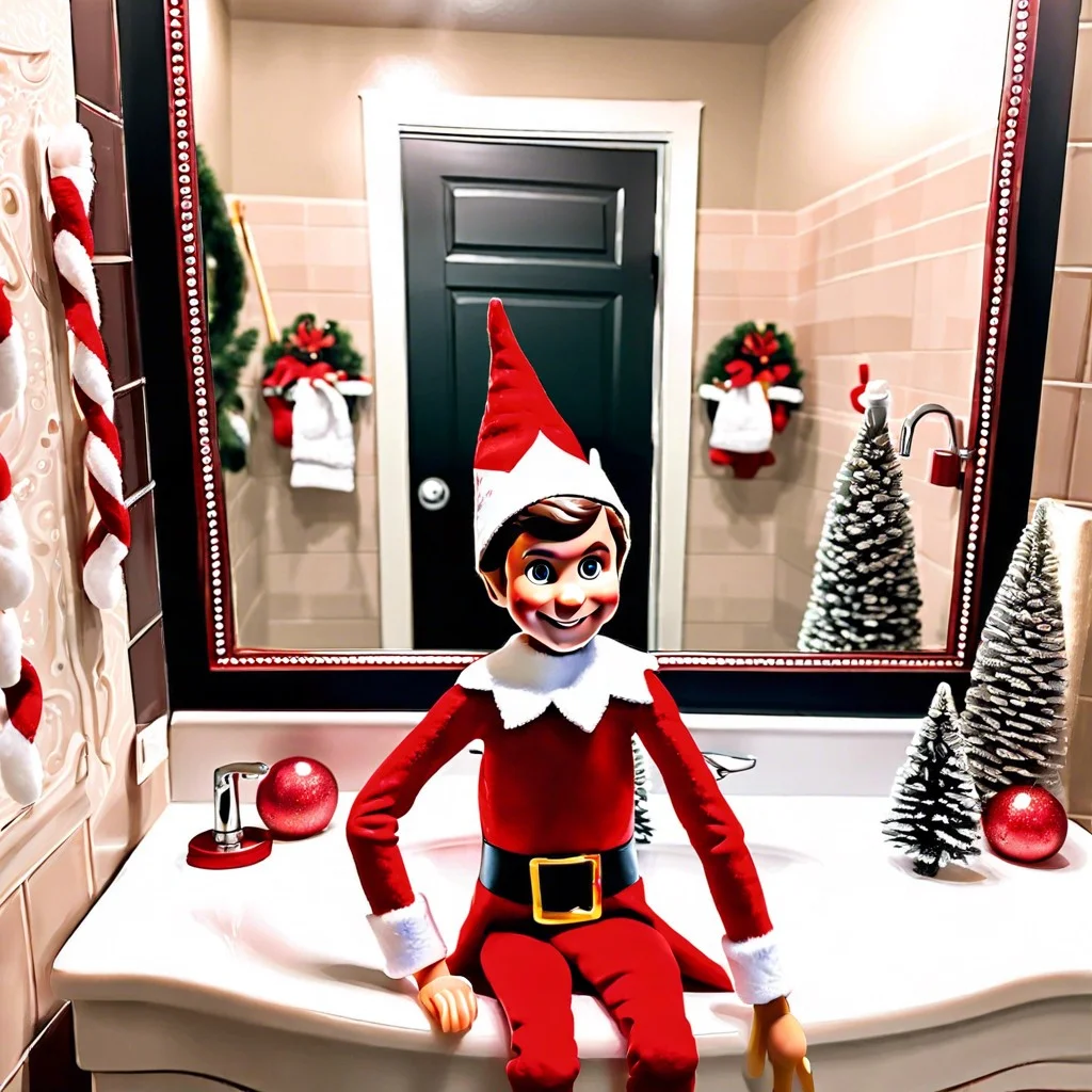 shelf elfs mirror selfie challenge
