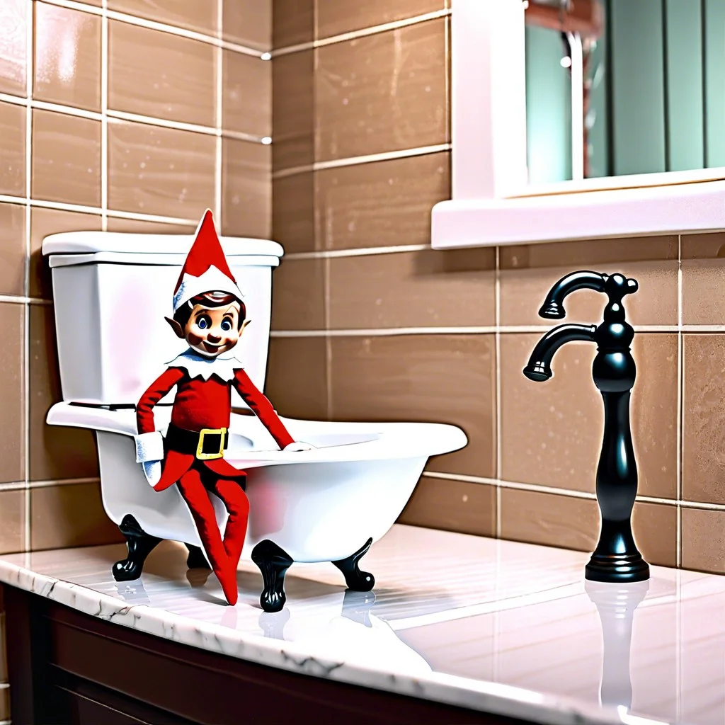 shelf elfs private concert in the bathroom