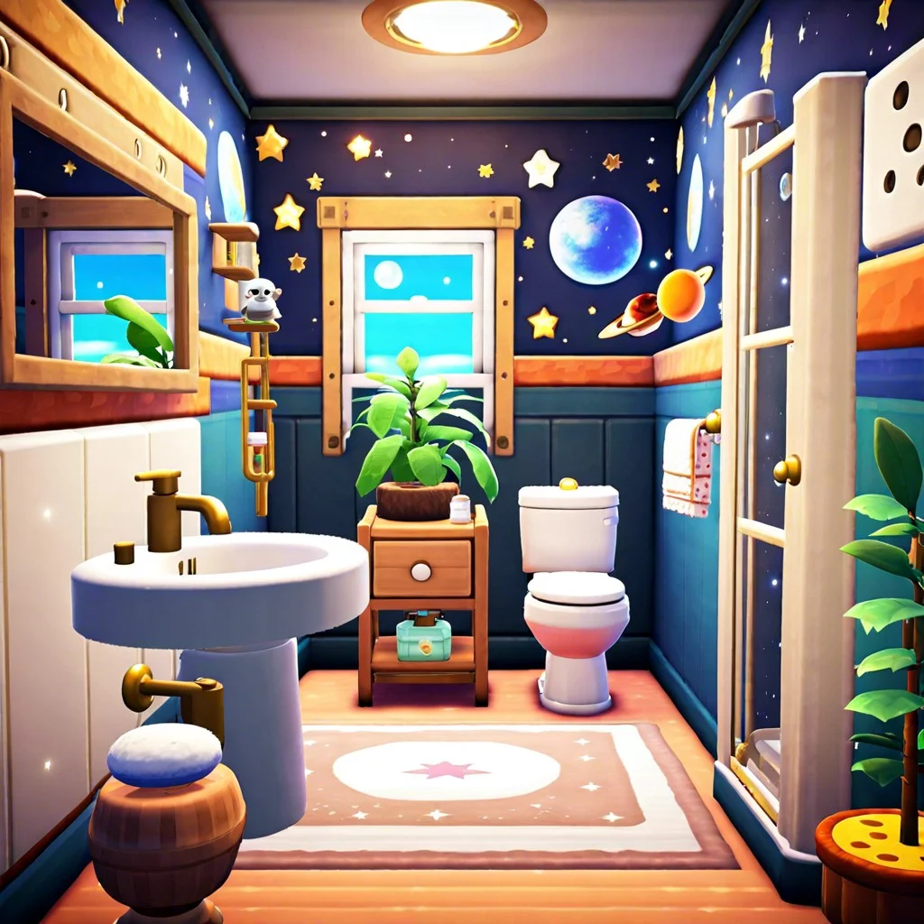30 ACNH Bathroom Ideas for Enhanced Gaming Experience