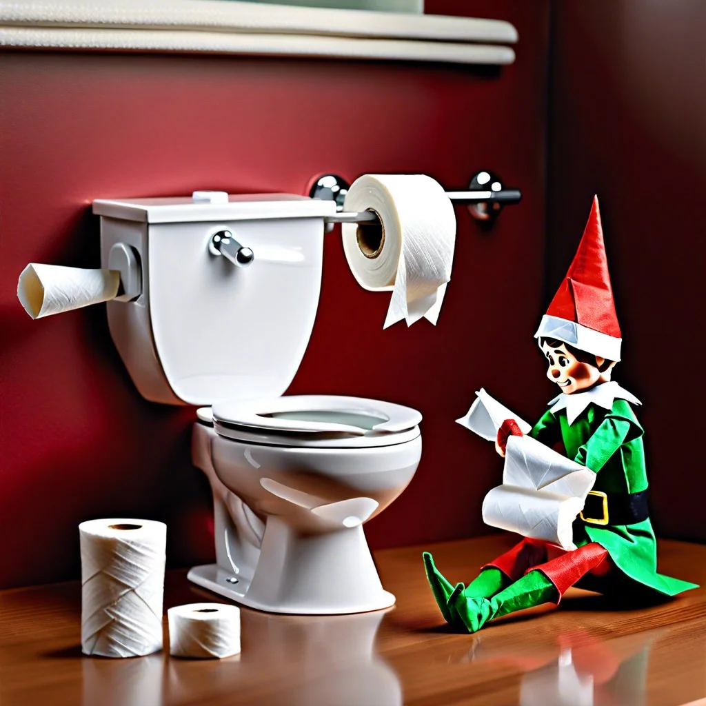 the elfs toilet paper origami show