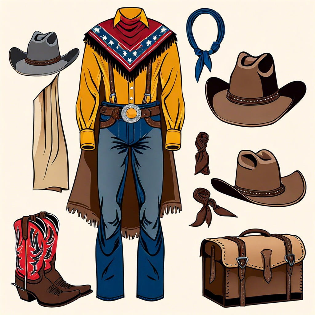 the role of wild rags in cowboy attire