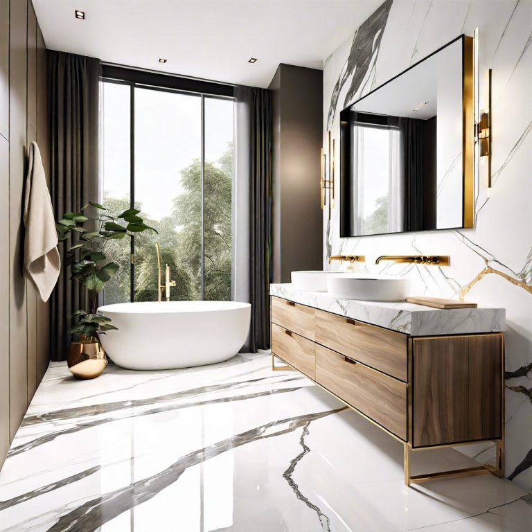 30 Calacatta Gold Bathroom Ideas for an Opulent Home Makeover