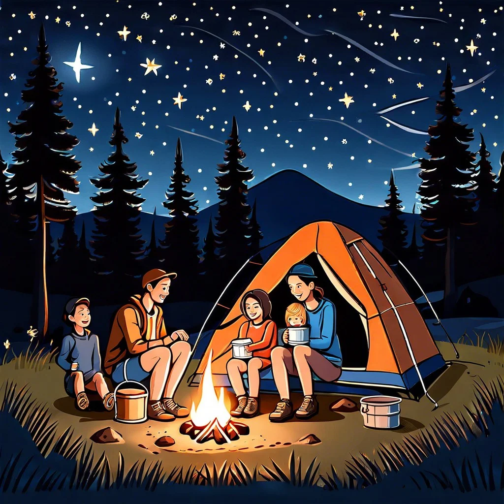 camping captions