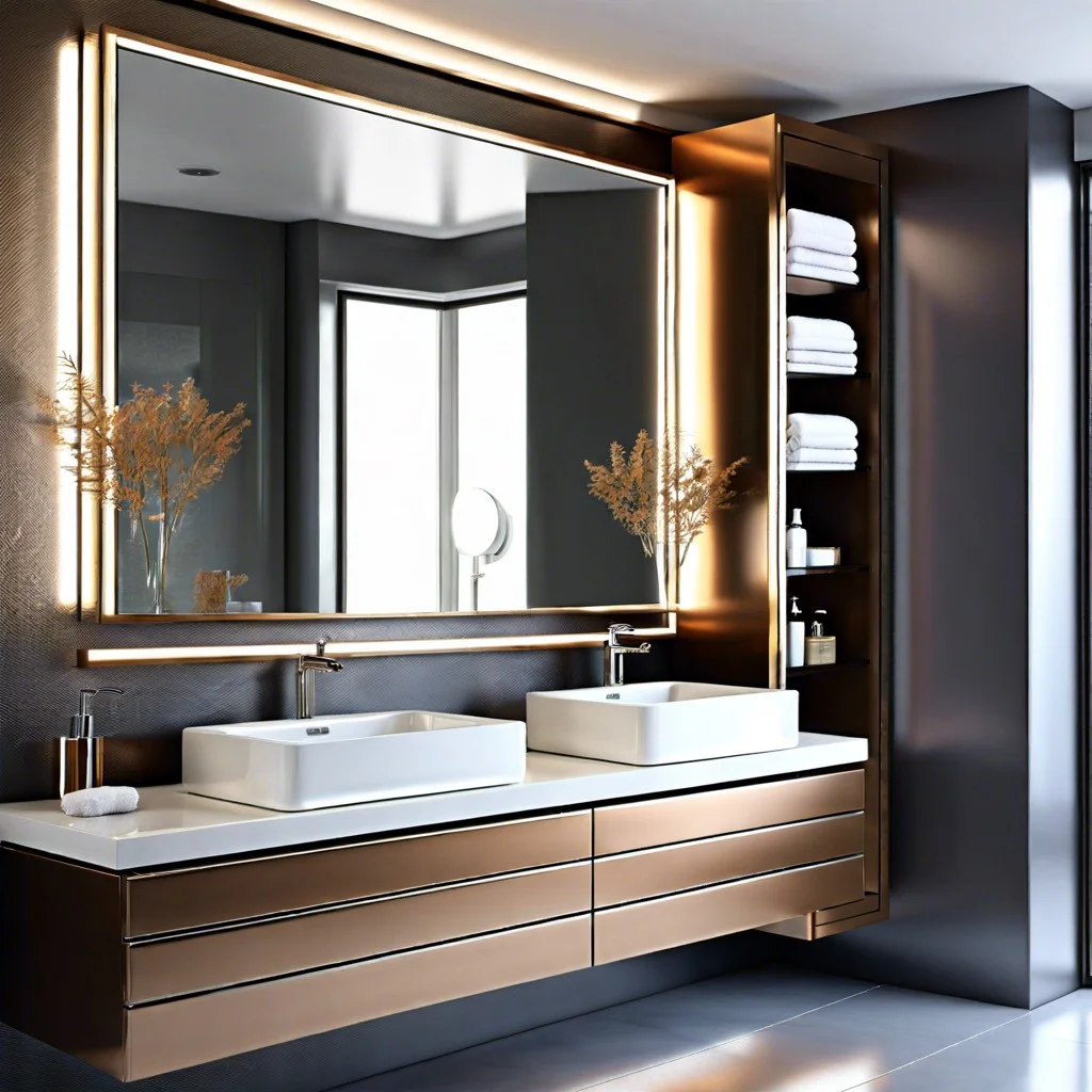 choose sleek metallic fixtures