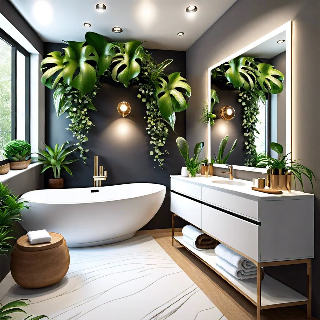 decorate with indoor plants