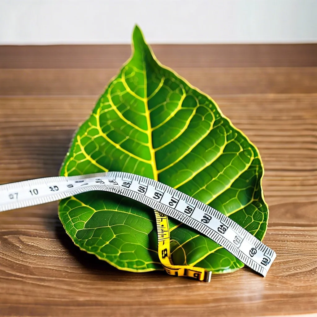 determining the size of a table leaf