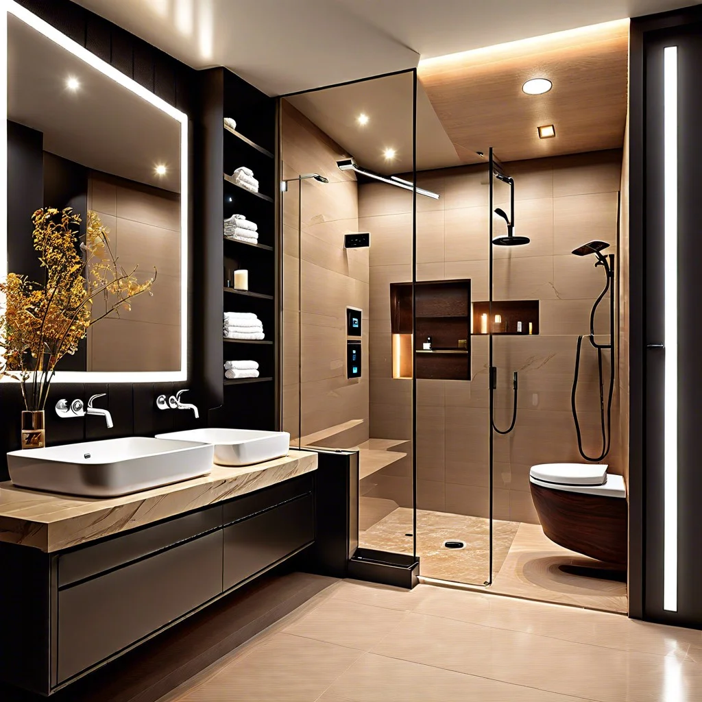 incorporate smart bathroom technology