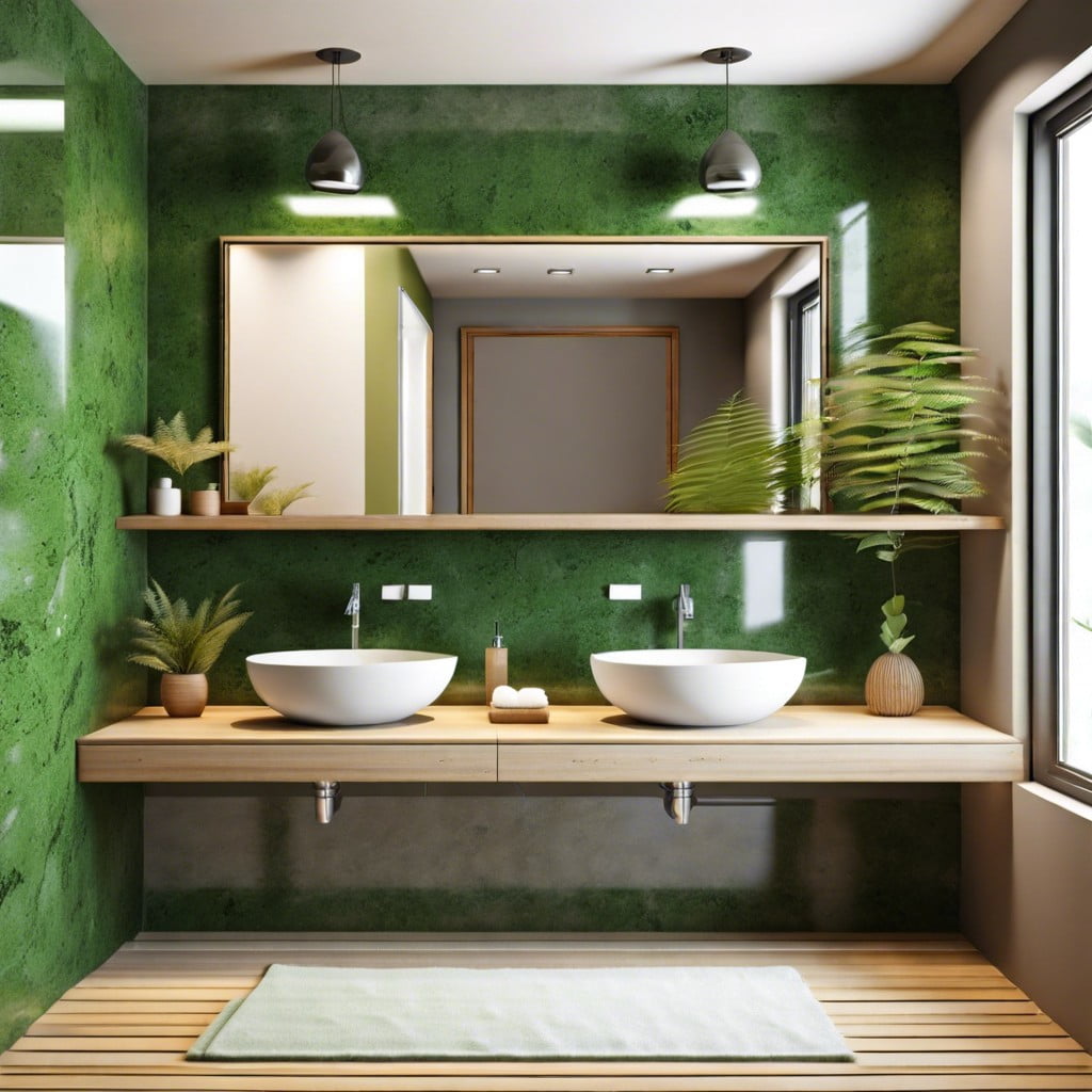 install a green granite countertop