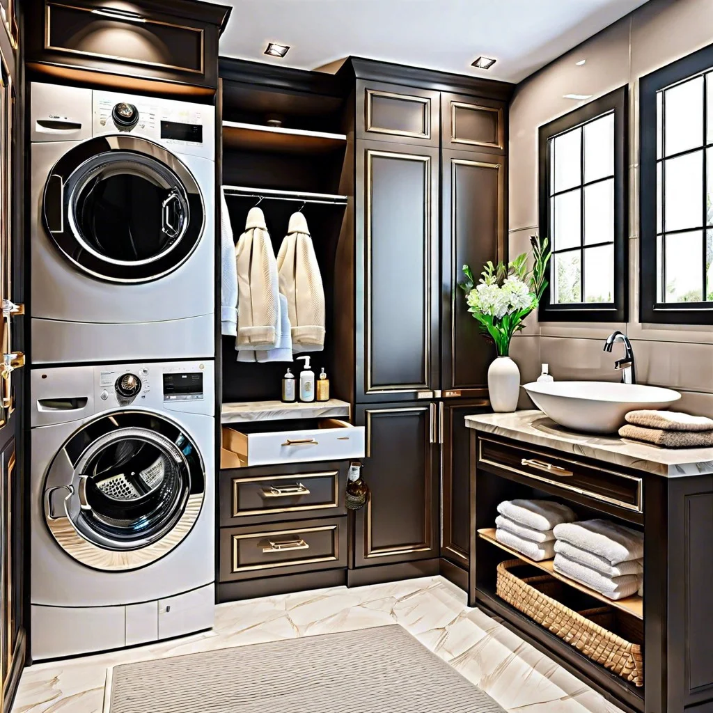 luxury bathroom laundry room combo inspirations