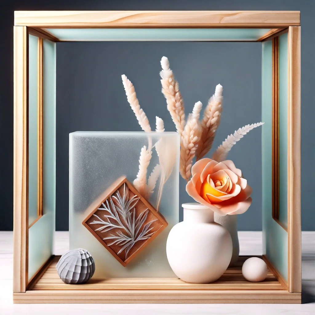 materials needed for frosting a glass block