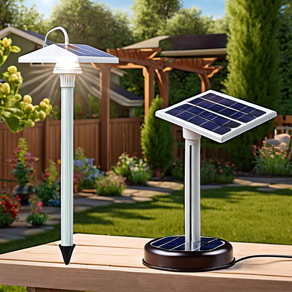 remove the stem from the solar light