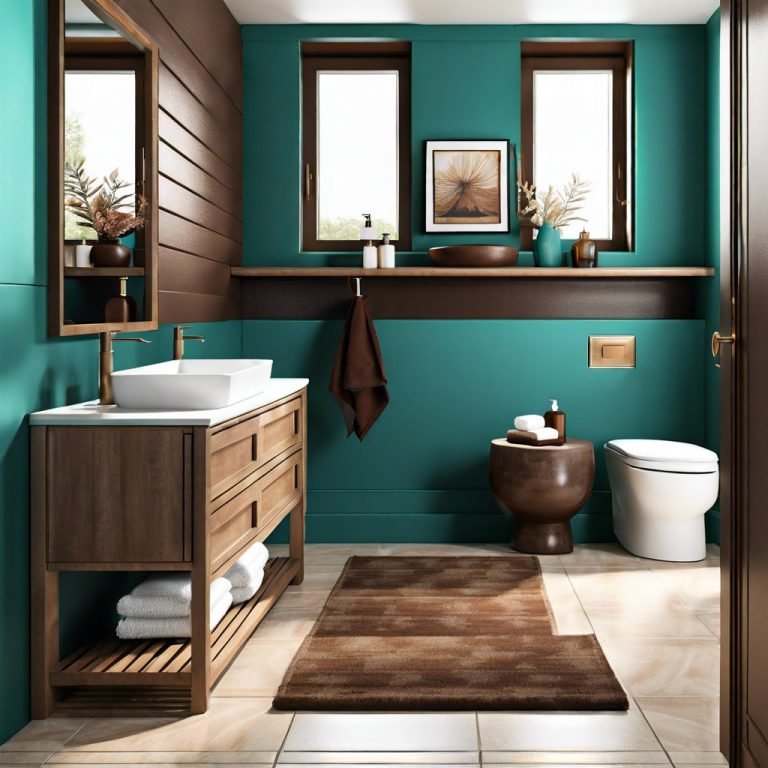 Teal and Brown Bathroom Ideas: Elegant Designs for Modern Spaces