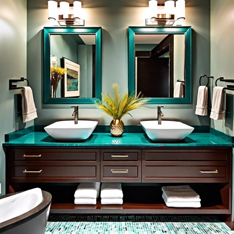 30 Teal Bathroom Ideas for a Stylish and Unique Bathroom Design