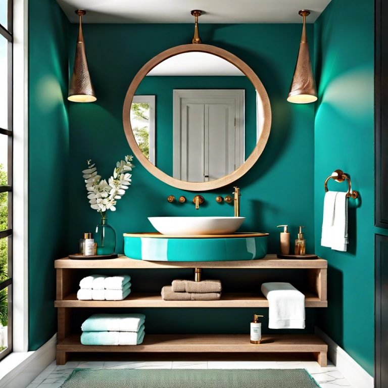 30 Teal Bathroom Ideas for a Stylish and Unique Bathroom Design