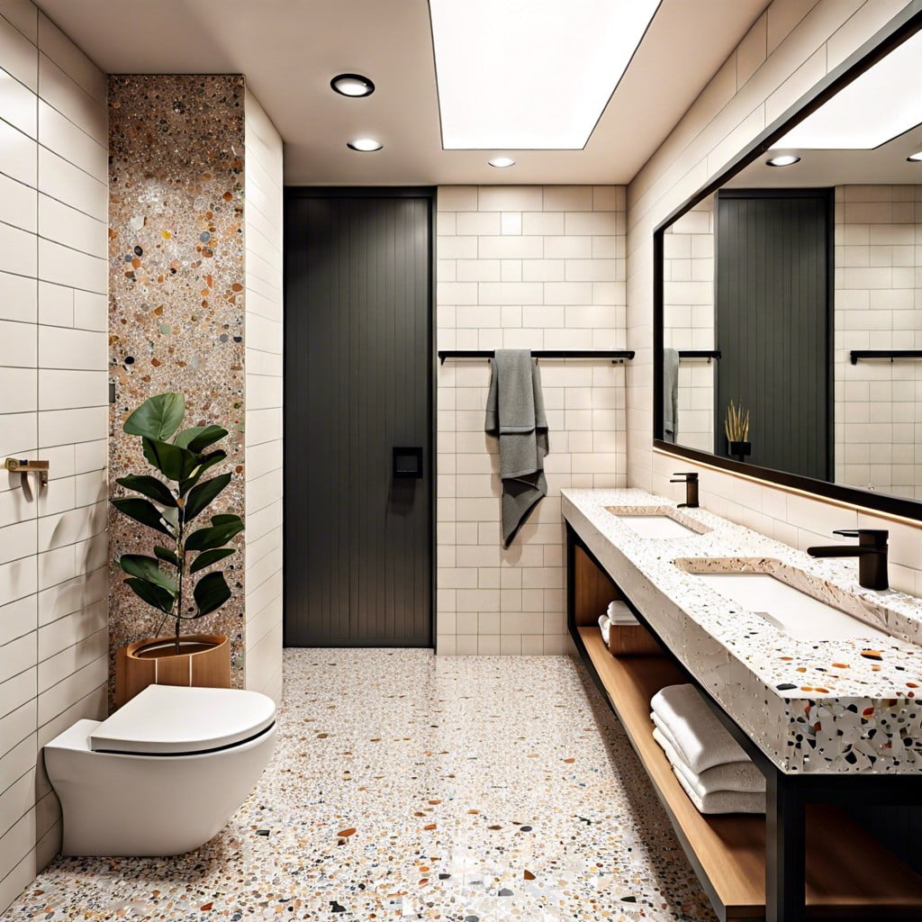 terrazzo style tiling